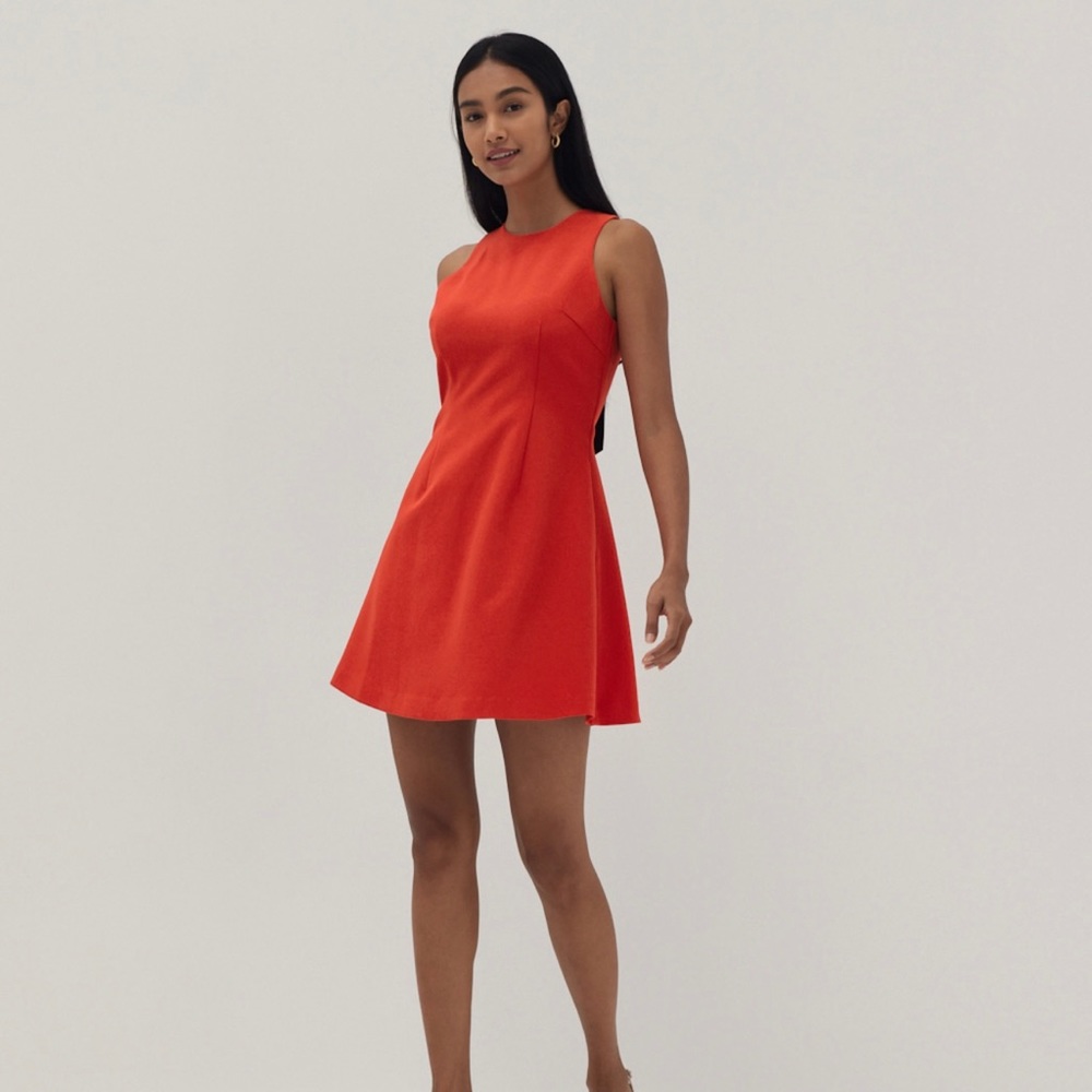 Eileen Padded Cut Out Swing Dress Love Bonito Size Small